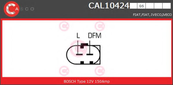 Генератор CASCO CAL10424GS