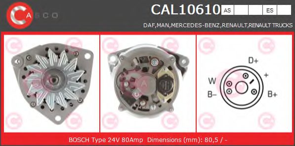 Генератор CASCO CAL10610AS