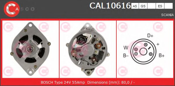 Генератор CASCO CAL10616AS