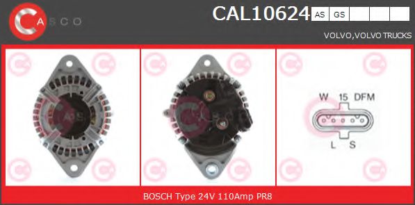 Генератор CASCO CAL10624AS
