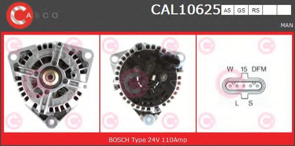 Генератор CASCO CAL10625AS