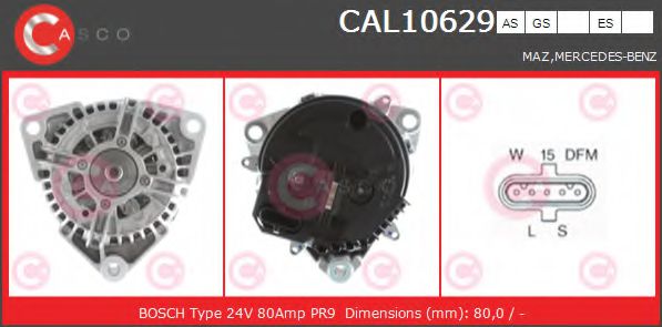 Генератор CASCO CAL10629AS