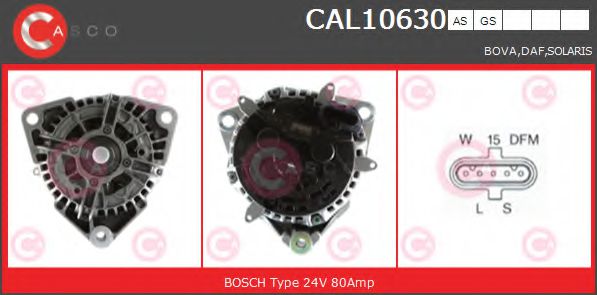 Генератор CASCO CAL10630AS