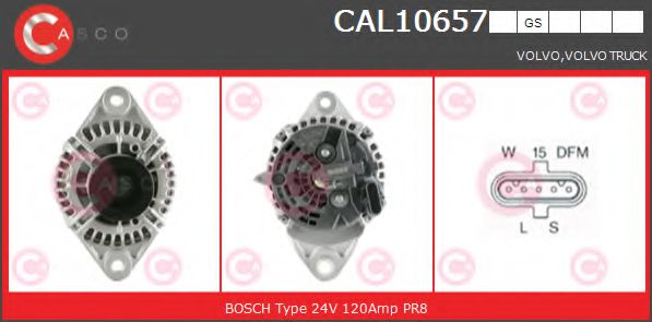 Генератор CASCO CAL10657GS