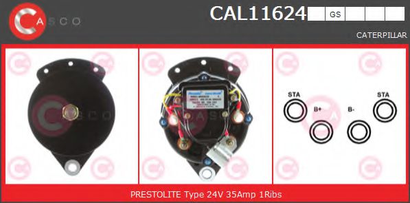 Генератор casco CAL11624GS
