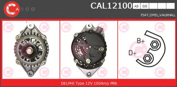 Генератор CASCO CAL12100AS