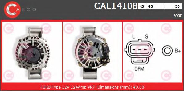 Генератор CASCO CAL14108AS