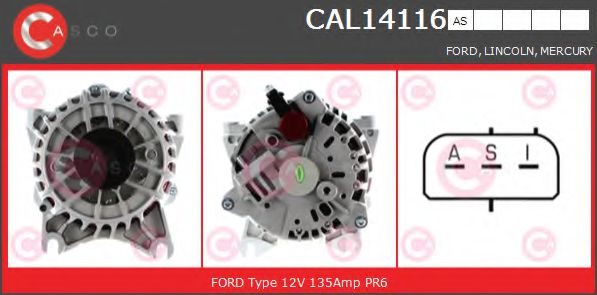 Генератор casco CAL14116AS