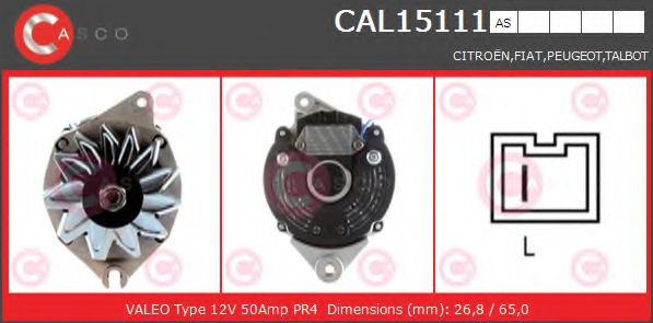 Генератор CASCO CAL15111AS