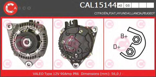 Генератор CASCO CAL15144AS
