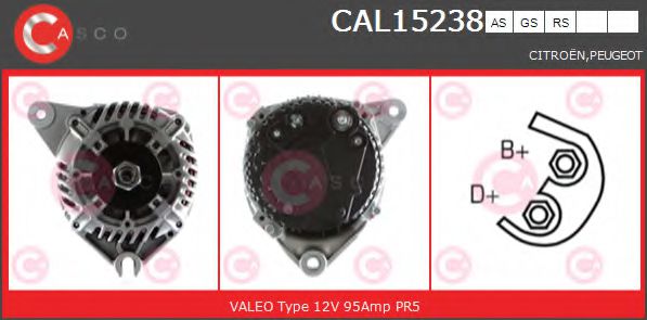 Генератор CASCO CAL15238AS
