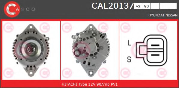 Генератор CASCO CAL20137AS