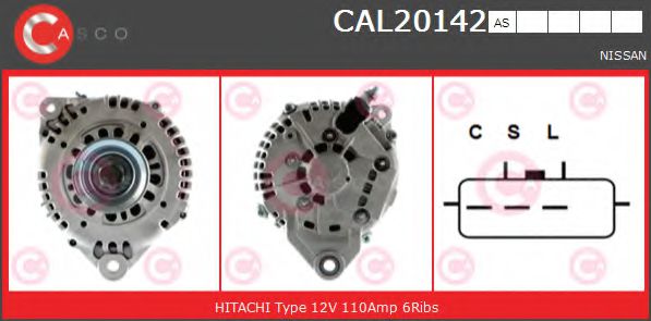 Генератор casco CAL20142AS