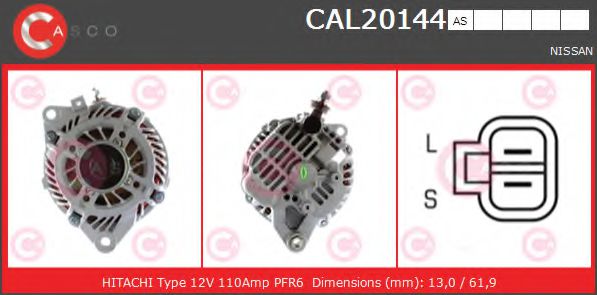 Генератор CASCO CAL20144AS