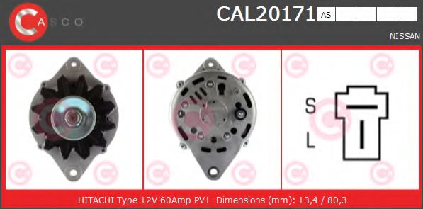 Генератор casco CAL20171AS
