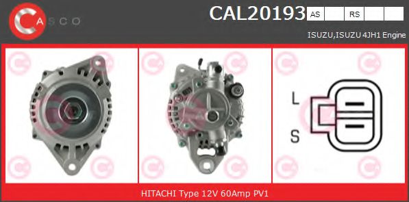 Генератор CASCO CAL20193AS