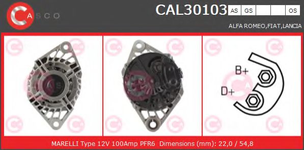 Генератор CASCO CAL30103AS