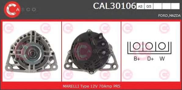 Генератор CASCO CAL30106AS