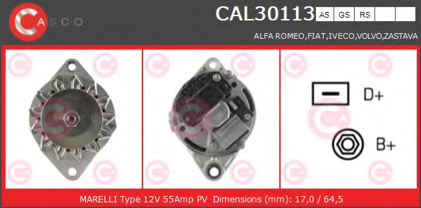 Генератор CASCO CAL30113AS