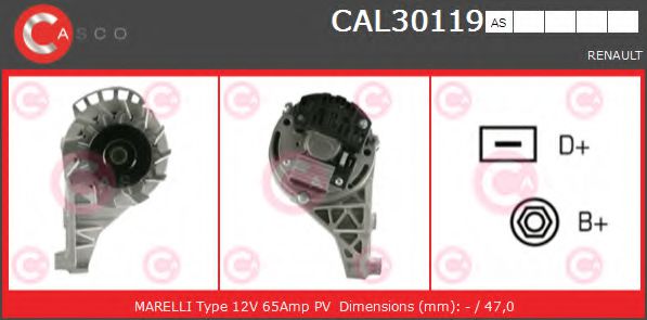 Генератор CASCO CAL30119AS