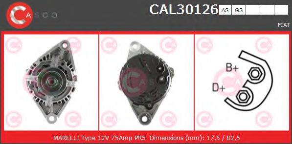 Генератор CASCO CAL30126AS