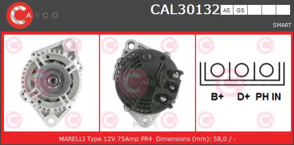 Генератор CASCO CAL30132AS
