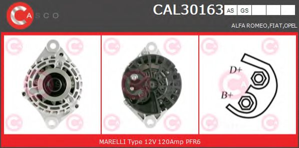 Генератор CASCO CAL30163AS