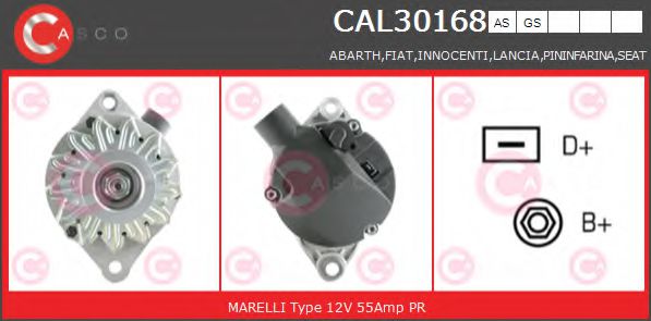 Генератор CASCO CAL30168AS