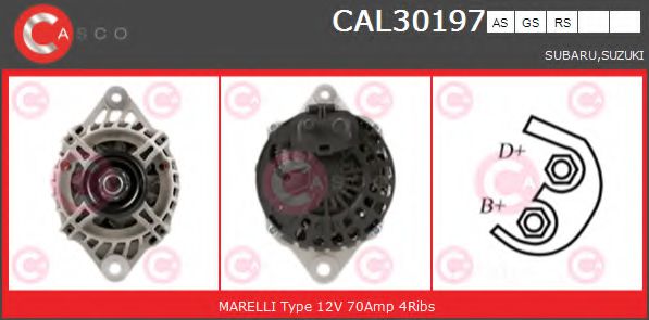 Генератор CASCO CAL30197AS