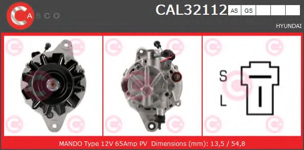 Генератор CASCO CAL32112AS