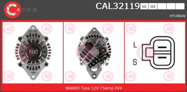 Генератор casco CAL32119AS