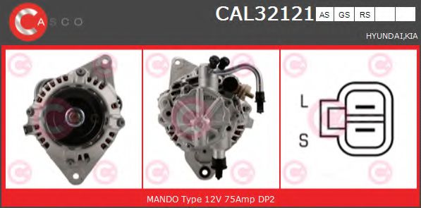 Генератор CASCO CAL32121GS