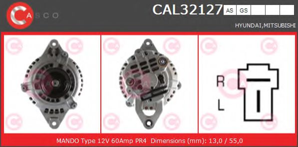 Генератор casco CAL32127GS