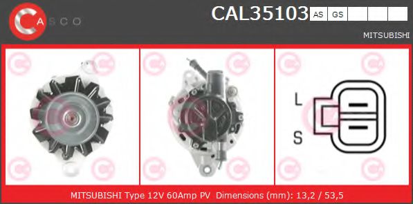 Генератор CASCO CAL35103AS