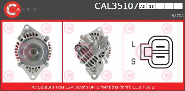 Генератор CASCO CAL35107AS