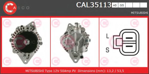 Генератор CASCO CAL35113AS