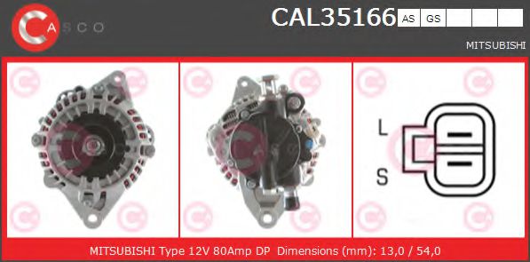 Генератор CASCO CAL35166AS