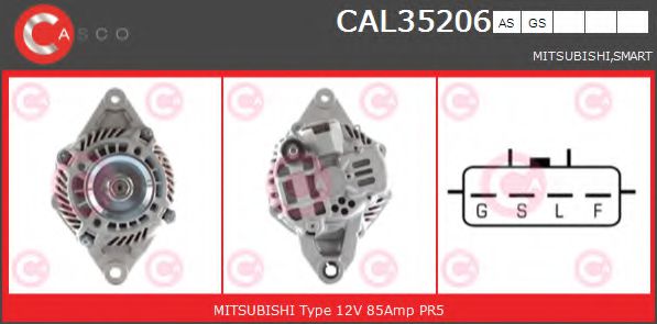 Генератор CASCO CAL35206AS