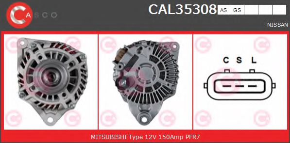 Генератор casco CAL35308AS