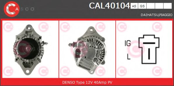 Генератор CASCO CAL40104AS