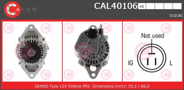 Генератор CASCO CAL40106AS