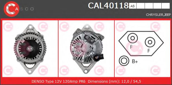 Генератор casco CAL40118AS