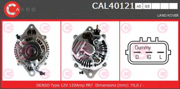 Генератор CASCO CAL40121AS
