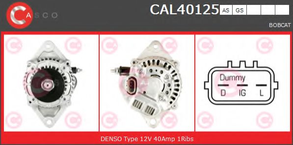 Генератор casco CAL40125AS