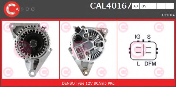 Генератор CASCO CAL40167AS