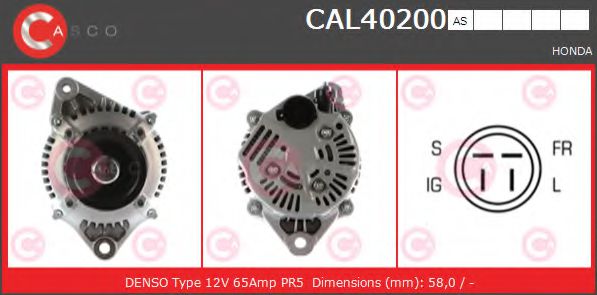 Генератор casco CAL40200AS