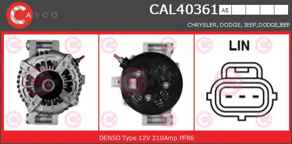 Генератор CASCO CAL40361AS