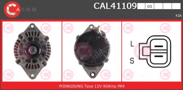 Генератор casco CAL41109GS
