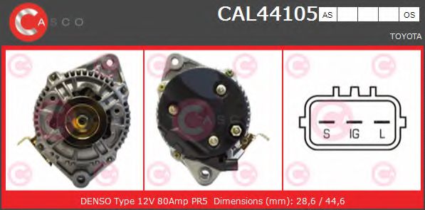 Генератор CASCO CAL44105AS