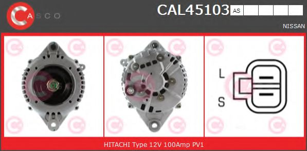 Генератор casco CAL45103AS